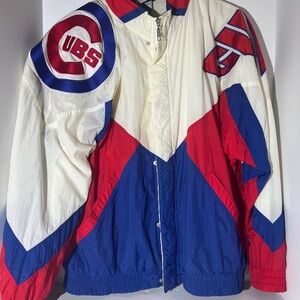 Apex One Chicago Cubs Colorblock Varsity Jacket
